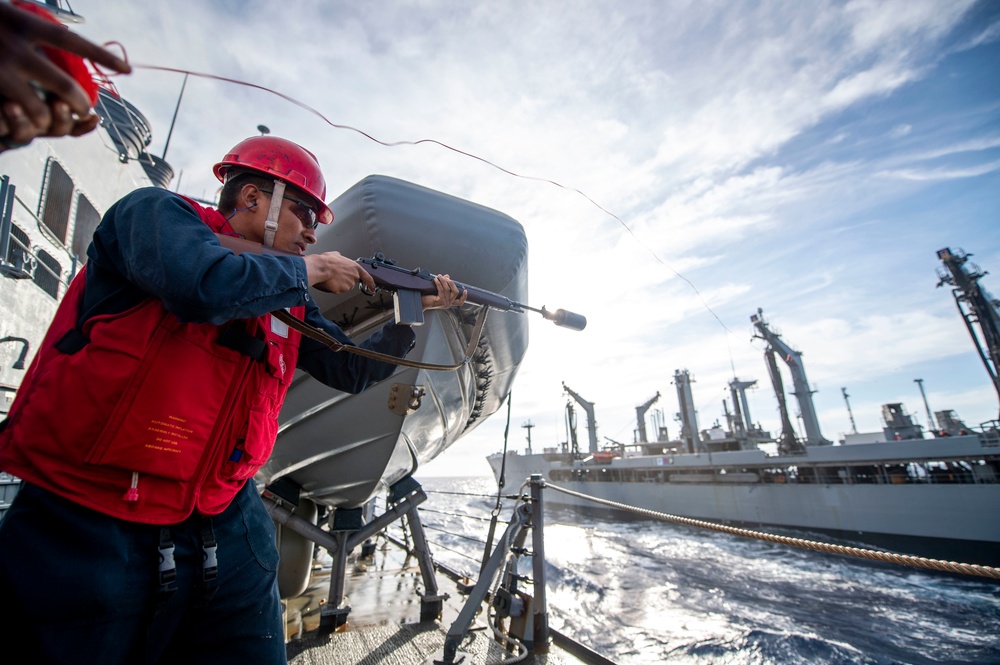 USS Curtis Wilbur Replenishment-at-sea