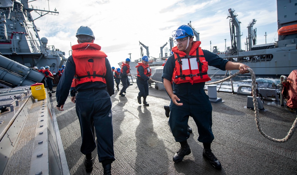 USS Curtis Wilbur Replenishment-at-sea