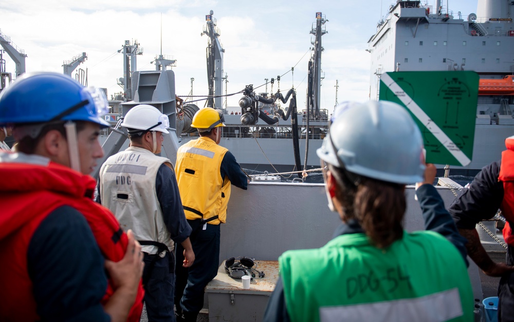 USS Curtis Wilbur Replenishment-at-sea