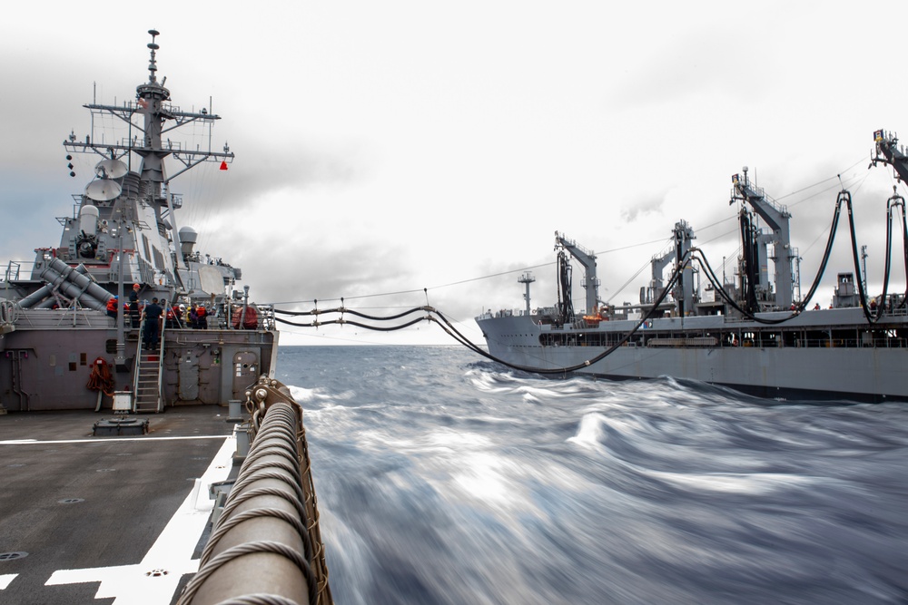 USS Curtis Wilbur Replenishment-at-sea