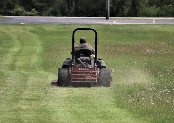 Grounds work at Fort McCoy