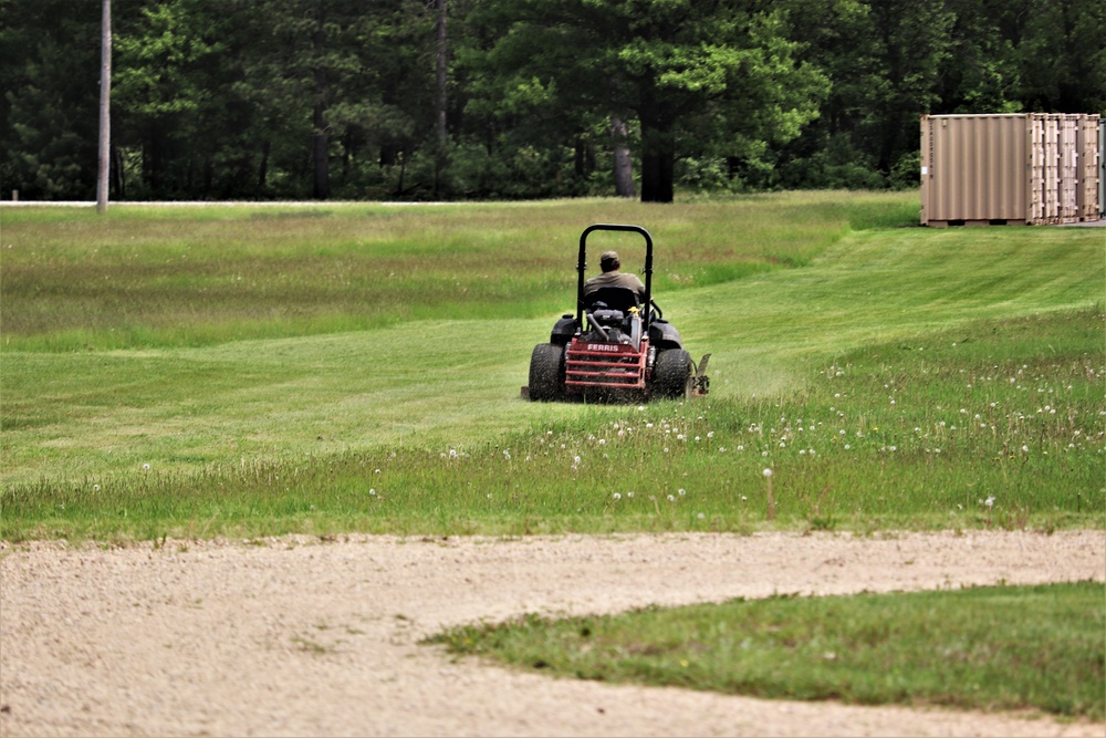 Grounds work at Fort McCoy