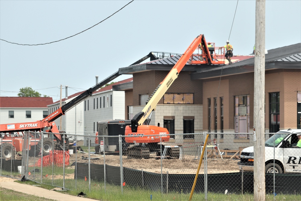 Work continues on new dining facilities at Fort McCoy