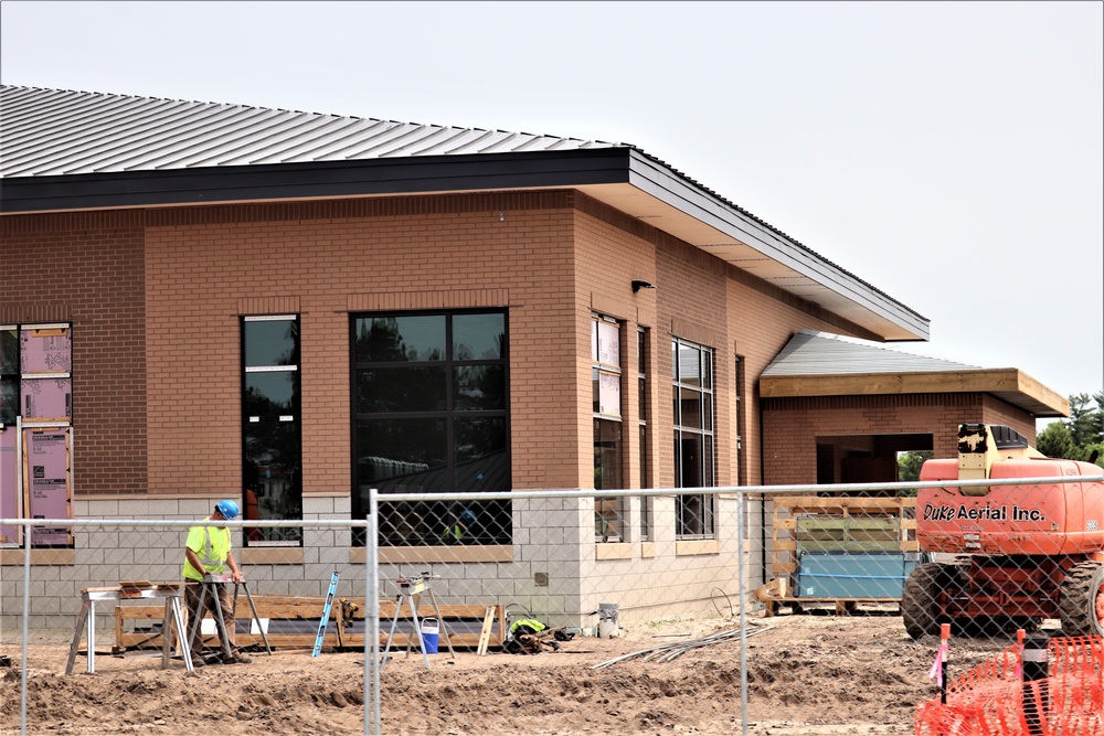 Work continues on new dining facilities at Fort McCoy