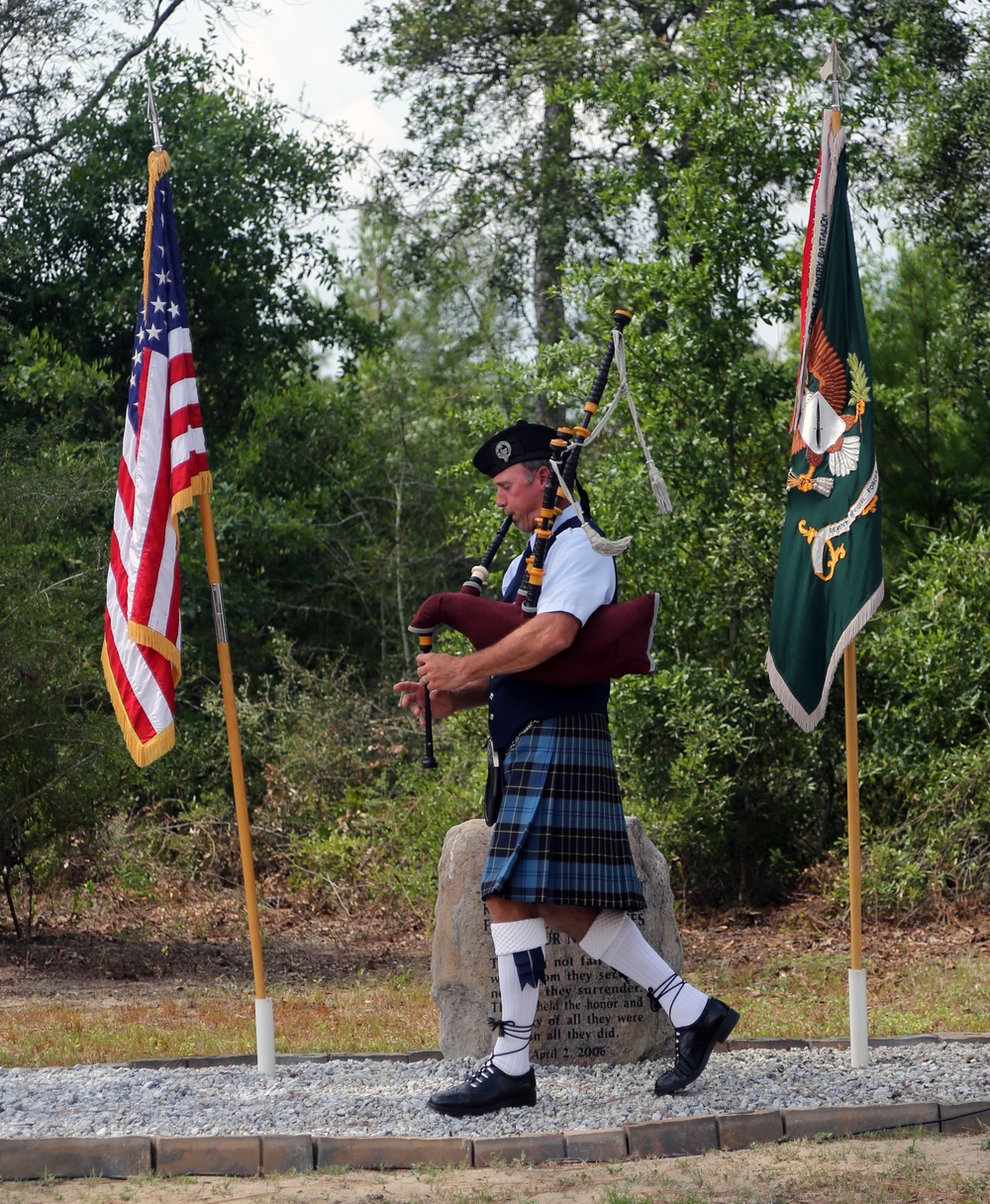 Green Berets hold Rock Wall Remembrance Ceremony