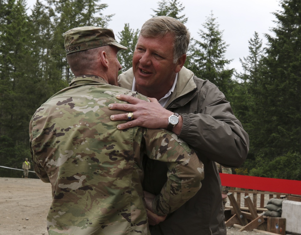 Trench and Bunker Complex Ribbon Cutting