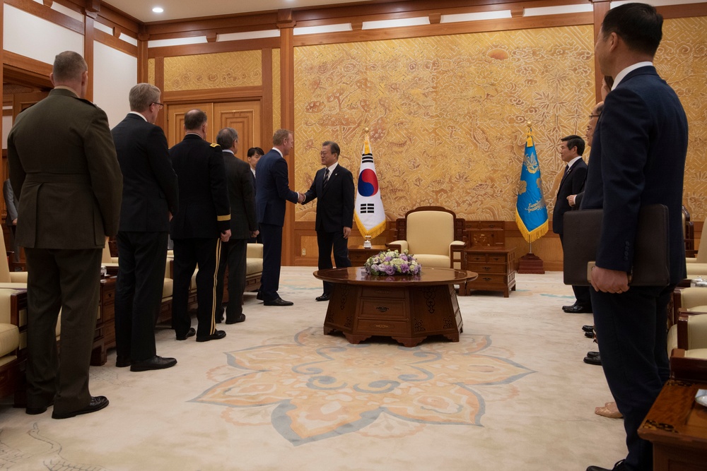 Acting Secretary of Defense Meets with South Korean President