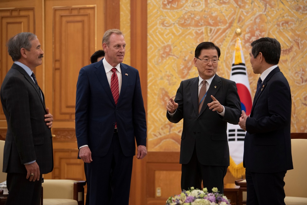 Acting Secretary of Defense Talks with South Korean National Security Office Director