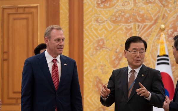 Acting Secretary of Defense Talks with South Korean National Security Office Director