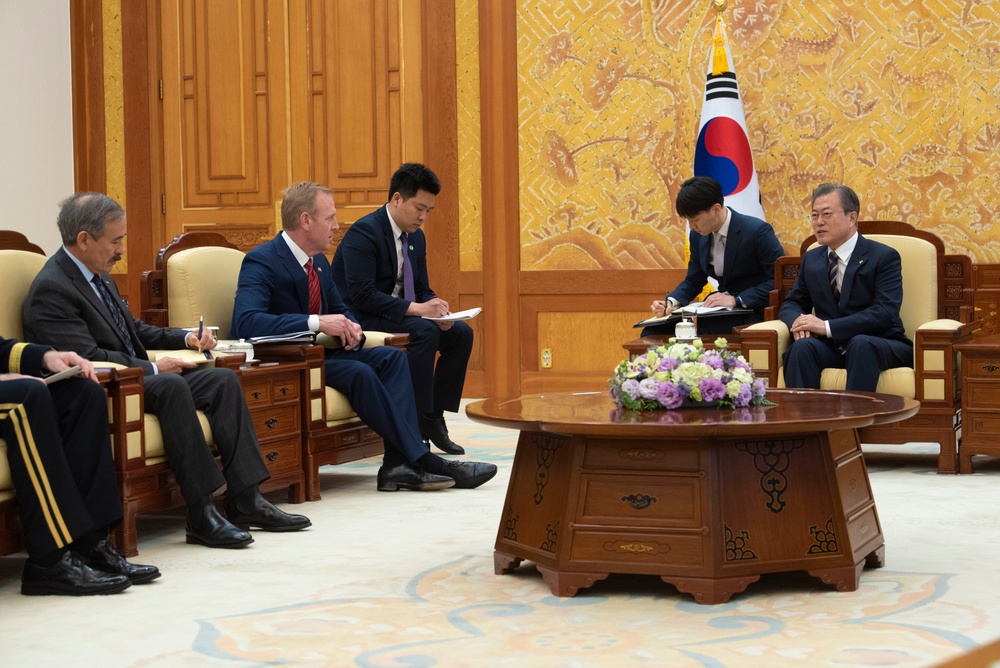 Acting Secretary of Defense Meets with South Korean President