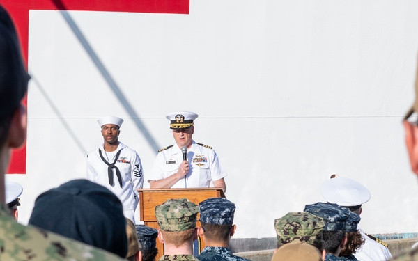 USNS Comfort (T-AH 20) Holds Battle of Midway Ceremony