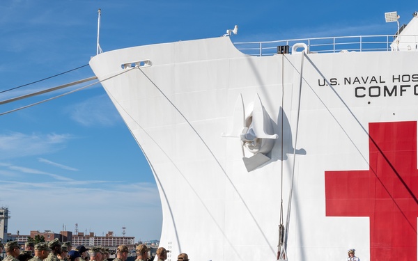 USNS Comfort (T-AH 20) Holds Battle of Midway Ceremony