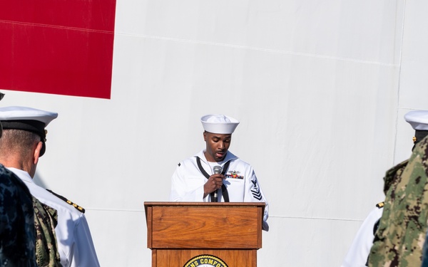 USNS Comfort (T-AH 20) Holds Battle of Midway Ceremony