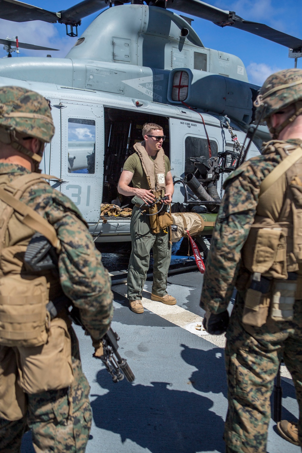 Ace gives safety classes aboard USS John P. Murtha