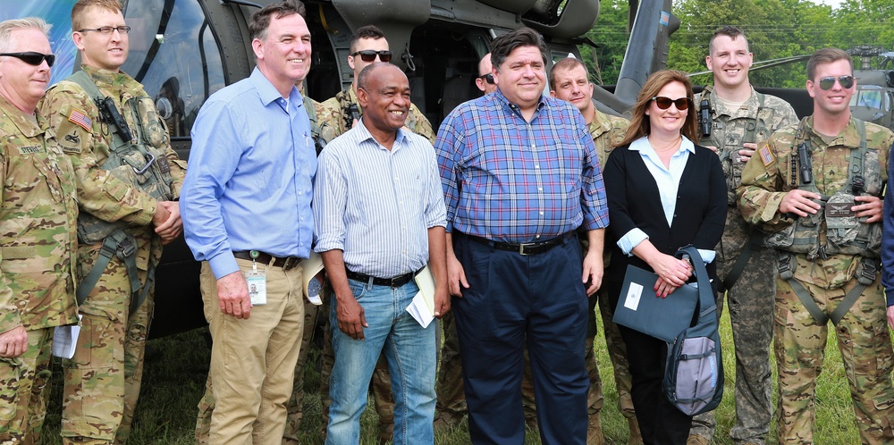 Illinois Governor Commits to Additional National Guard Forces for Flood Fight