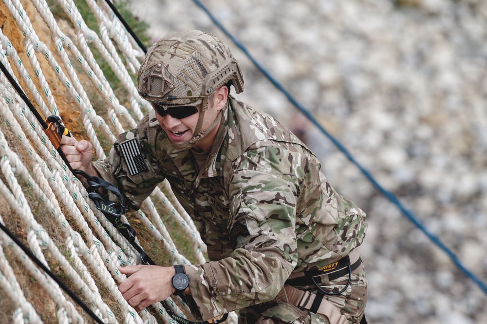 Rangers Rehearse for Historic Pointe du Hoc Climb