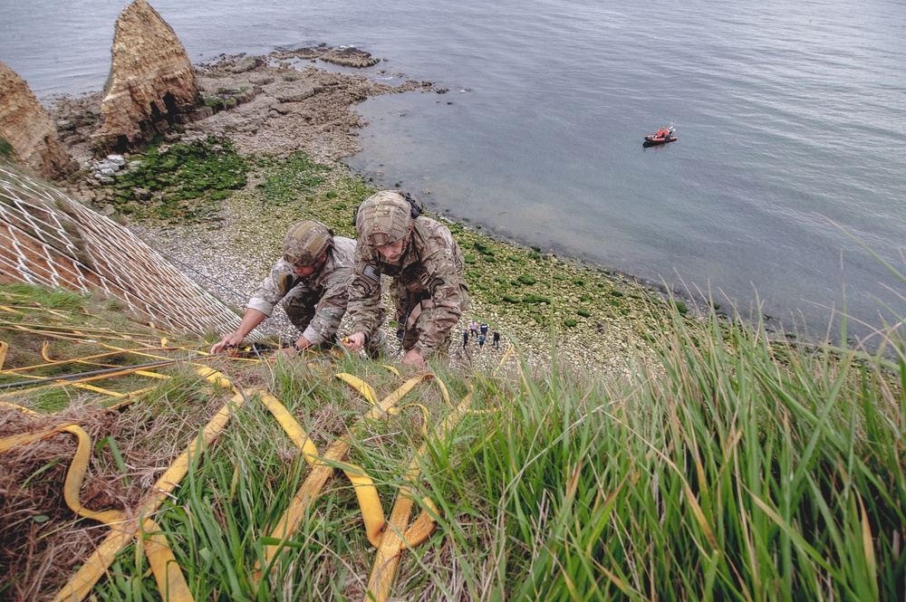 Rangers Rehearse Historic Climb