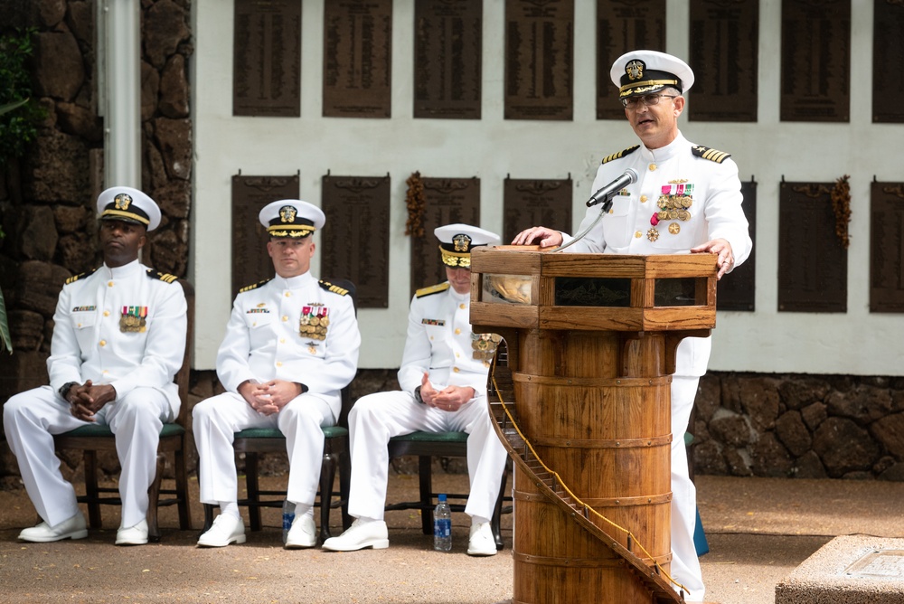 NSTCP Holds Change of Command Ceremony