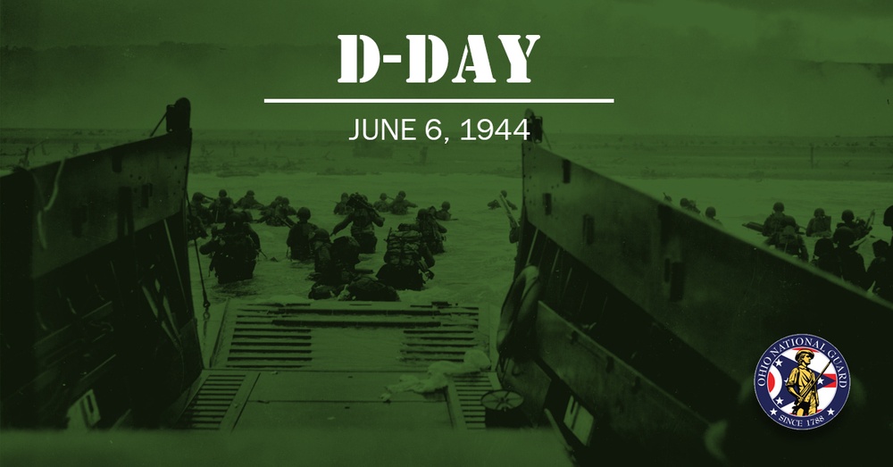 D-Day 75: Ohio National Guard Soldiers who were there (social media graphic)