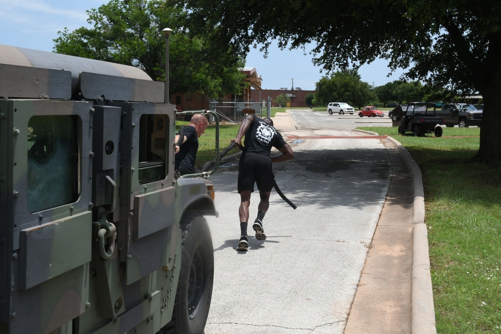 Dyess Airmen participate in Sports Day