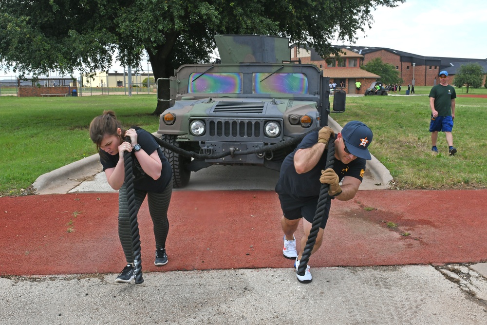 Dyess Airmen participate in Sports Day