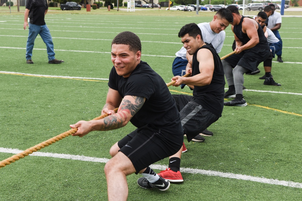 Dyess Airmen participate in Sports Day