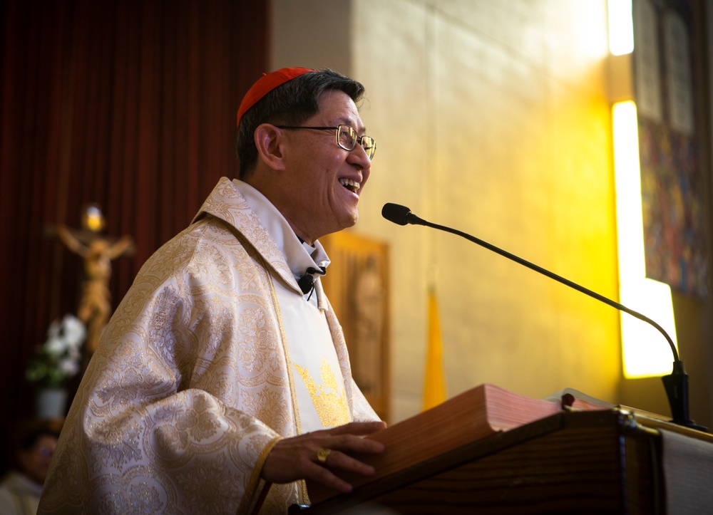 MCAS Miramar welcomes the Archbishop of Manila