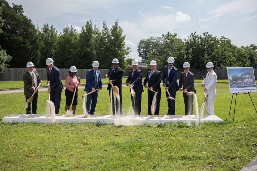 MARFORRES participate in ground breaking ceremony for Delgado Community College