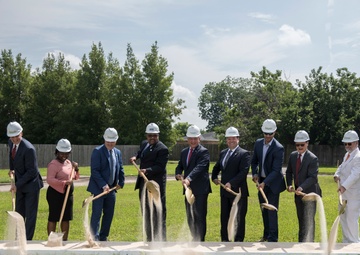 MARFORRES participate in ground breaking ceremony for Delgado Community College
