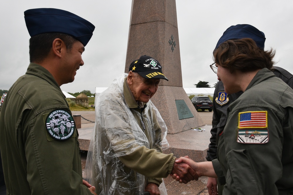 D-Day 75 4th ID Ceremony at Utah Beach