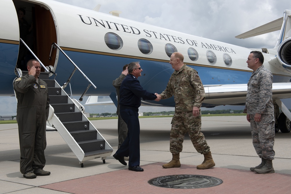 Chief of Staff of the Air Force visits WPAFB