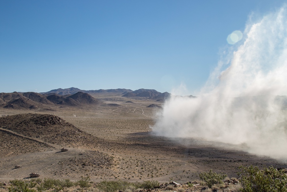 1-163 Cav - Defensive Training Exercise at National Training Center (NTC)