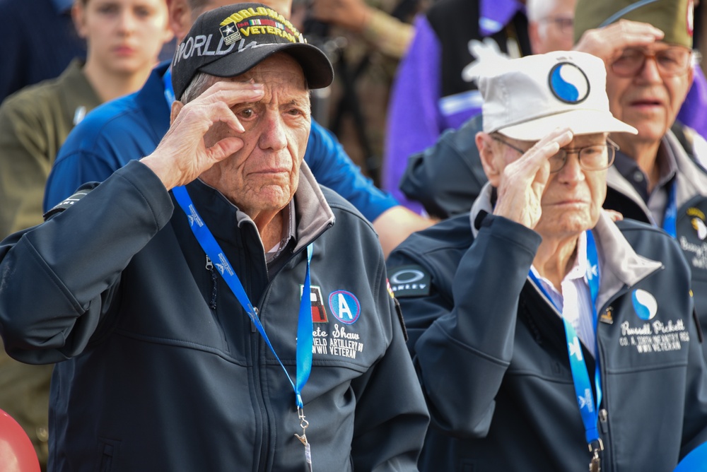 DDay75 1st Infantry Division ceremony