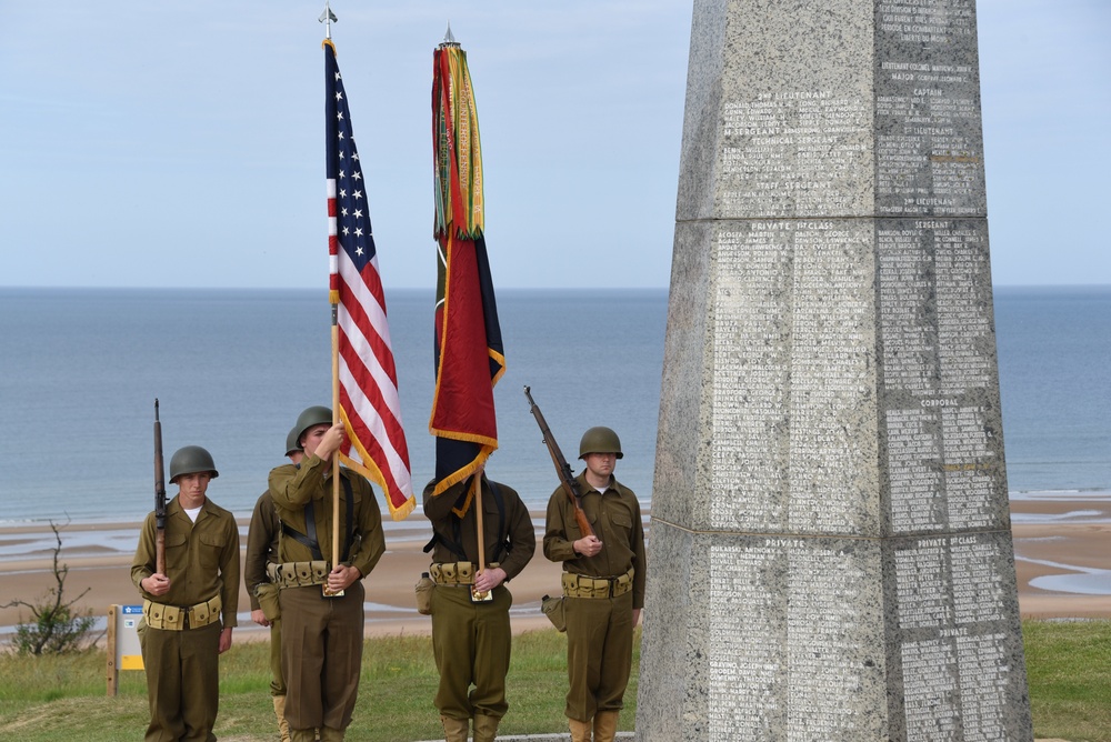 DDay75 1st Infantry Division ceremony