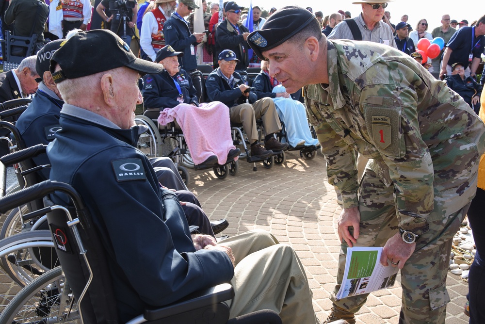 DDay75 1st Infantry Division ceremony