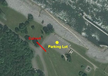 Parking lot near Old Hickory Dam closing for culvert repair