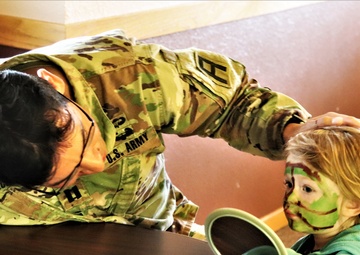 Photo Essay: Face painting during 2019 Fort McCoy Armed Forces Day Open House