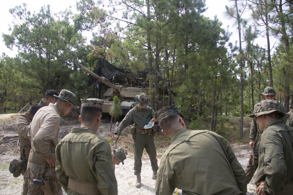 U.S. Marines with Battalion Landing Team 2/8 Prepare a Tank Breach