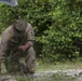 A U.S. Marine with Battalion Landing Team 2/8 Build a Terrain Model