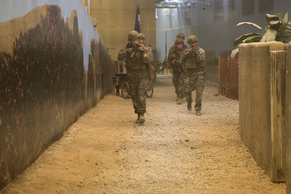 BLT 2/8 Conducts Infantry Immersion Trainer For 26th MEU's Realistic Urban Training