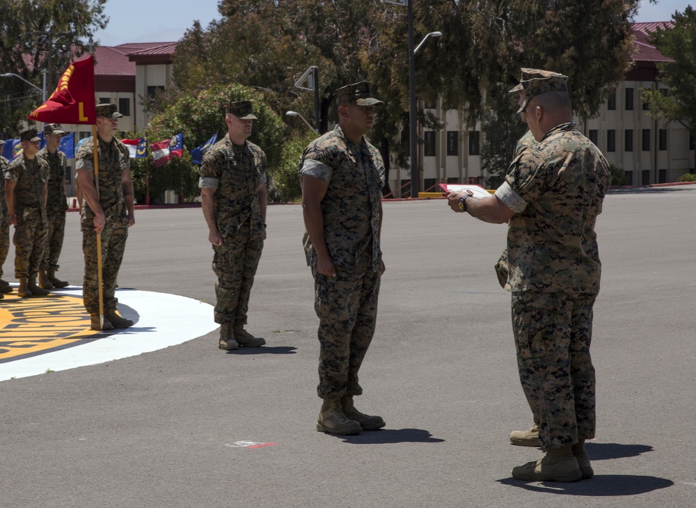 Master Gunnery Sgt. Acevedo Award presented to Motor Transport Operation Chief of the Year