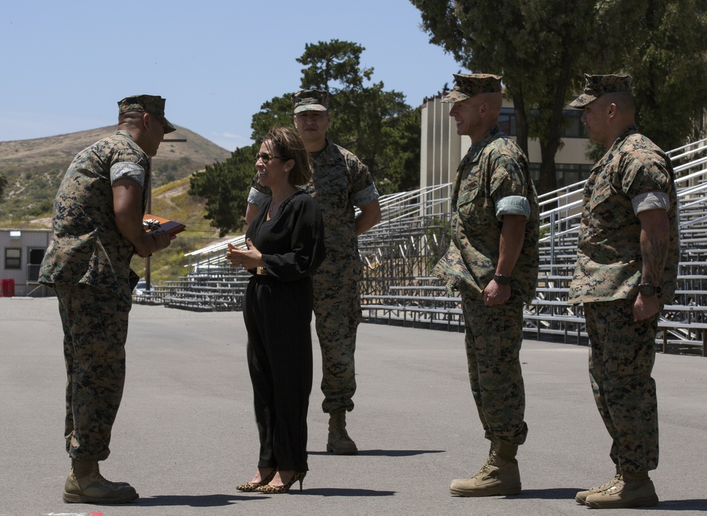 Master Gunnery Sgt. Acevedo Award presented to Motor Transport Operation Chief of the Year