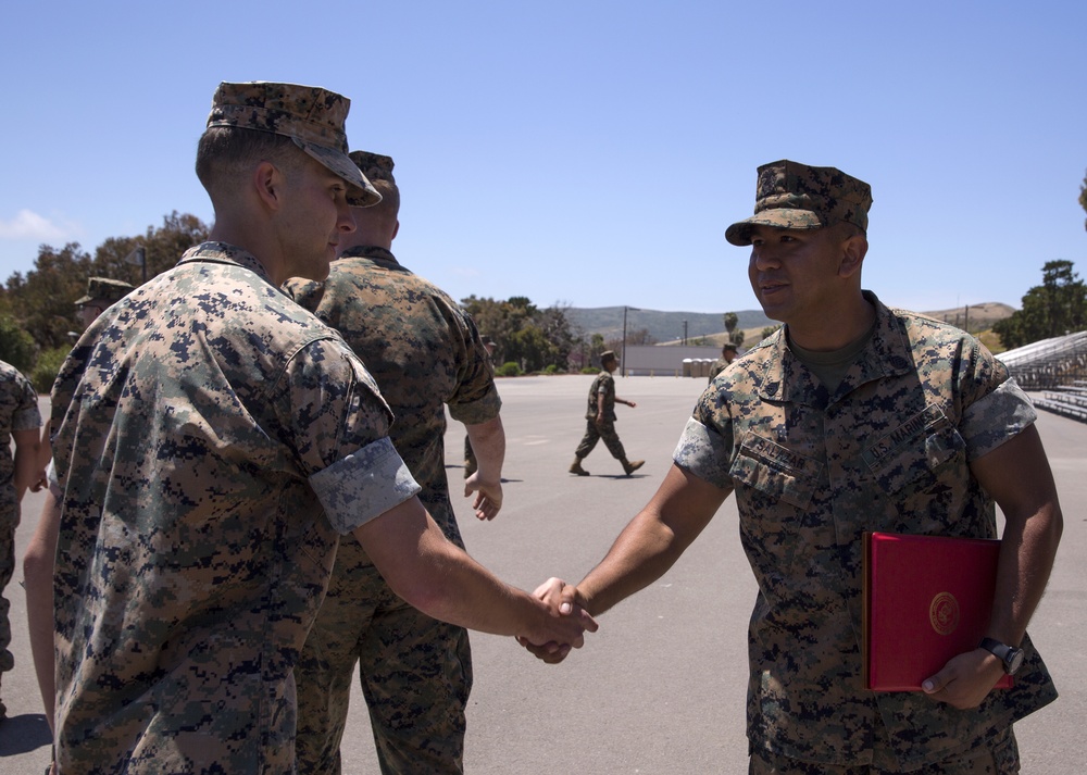 Master Gunnery Sgt. Acevedo Award presented to Motor Transport Operation Chief of the Year