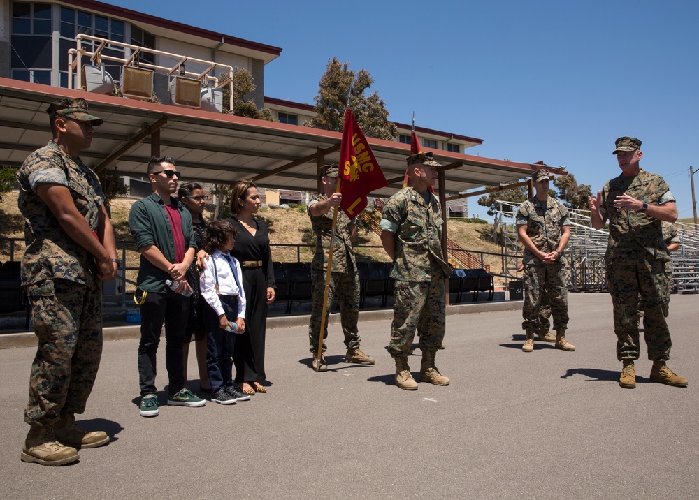 Master Gunnery Sgt. Acevedo Award presented to Motor Transport Operation Chief of the Year