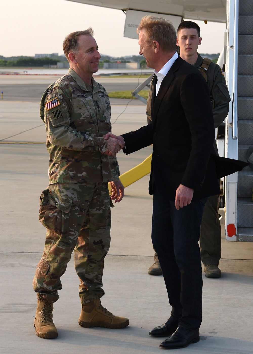 Osan welcomes Acting Secretary of Defense