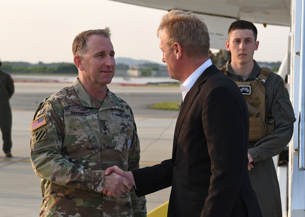 Osan welcomes Acting Secretary of Defense