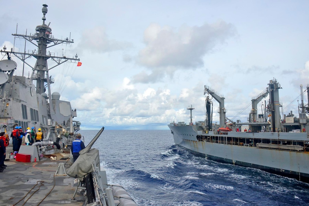 USS William P. Lawrence Replenishment-at-sea
