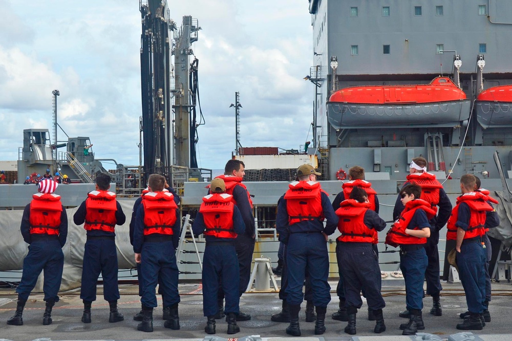 USS William P. Lawrence Replenishment-at-sea