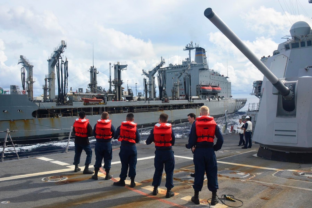 USS William P. Lawrence Replenishment-at-sea