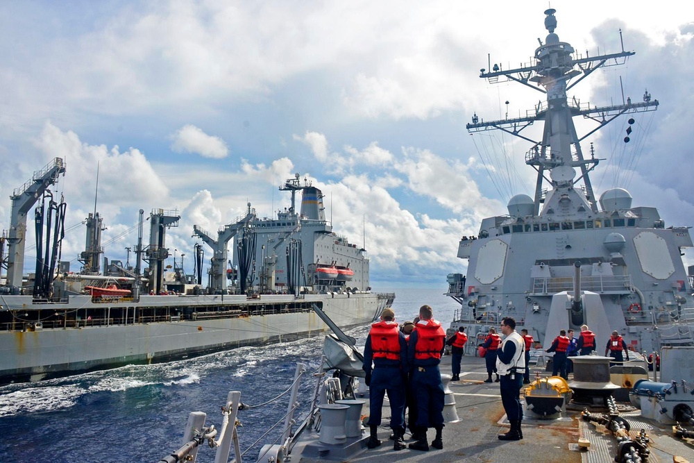 USS William P. Lawrence Replenishment-at-sea